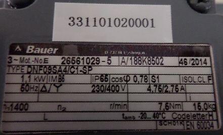 HYDAC		SAF20E12Y1T330A-S1E
