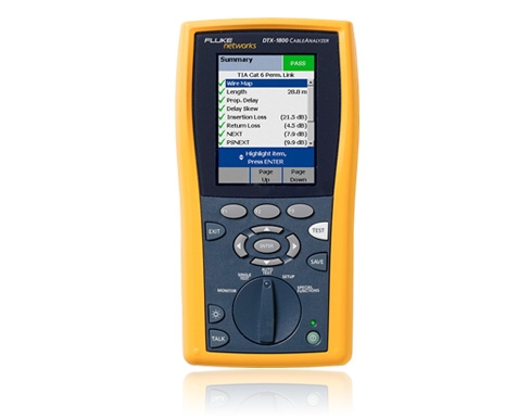 Fluke DTX-1800֤