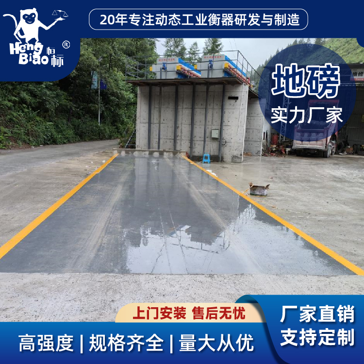 恒标抗弯强度高电子地磅高精度电子秤车牌识别功能