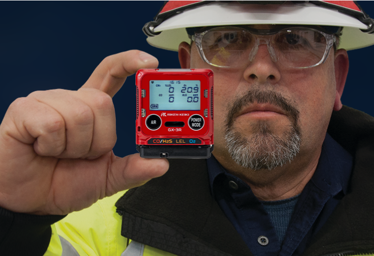 RKIGX-3R4GasMonitorüLEL,O2,H2S,CO